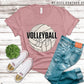 Volleyball Gigi White Outline - DTF