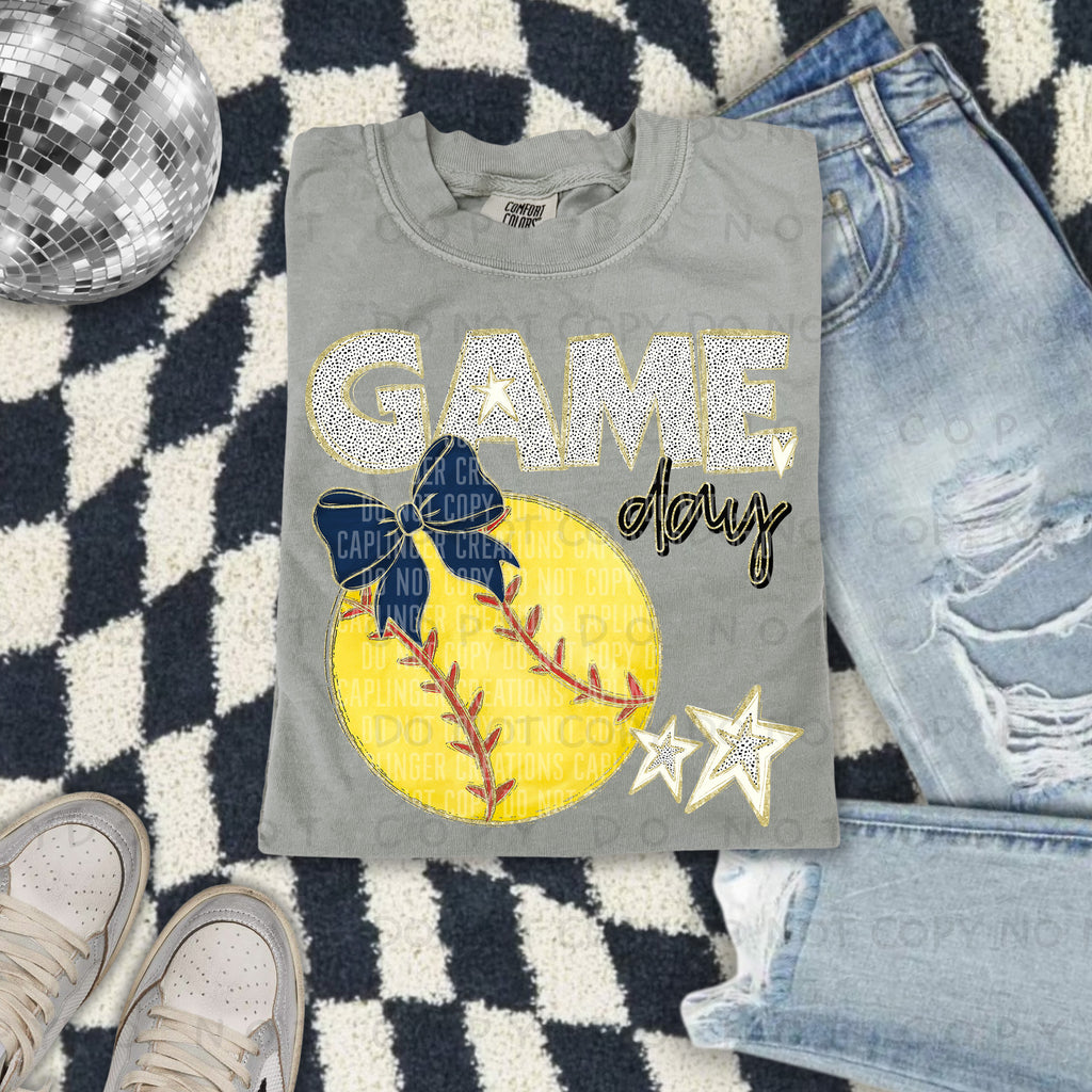 Game day Softball(all colors in dropdown)-DTF
