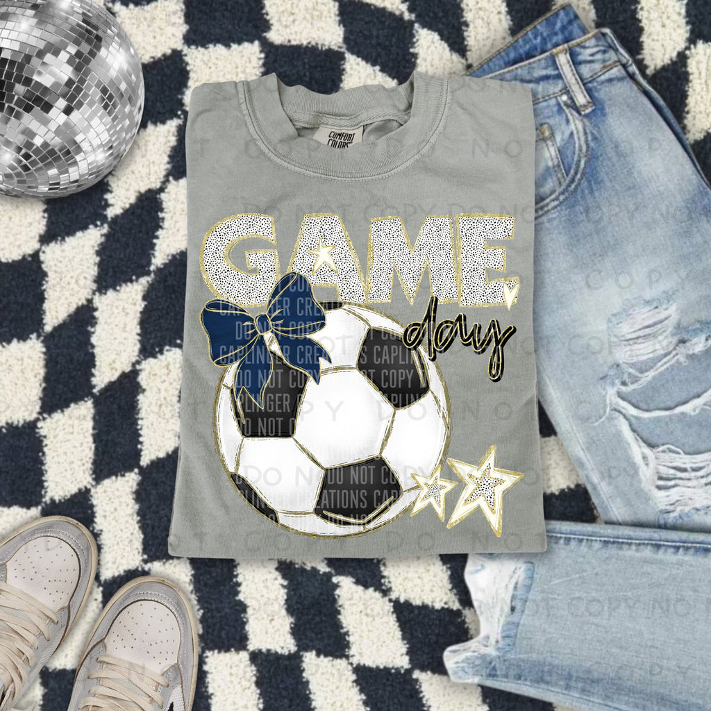 Game day Soccer(all colors in dropdown)-DTF