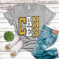 Canes Vegas Gold and White - DTF