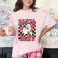 Santa Baby Checkered Blk  - DTF
