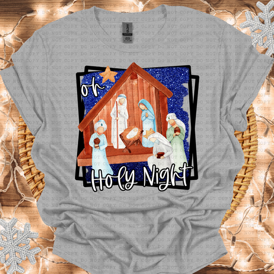 Oh holy night frame-DTF