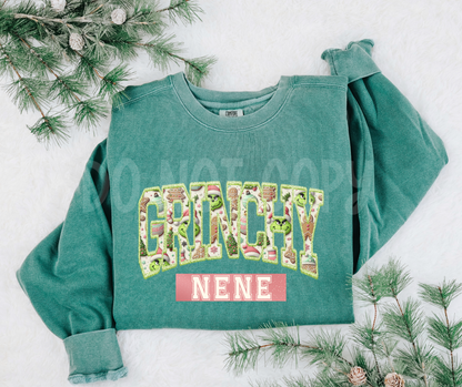 Grinchy Christmas Names (ALL NAMES LISTED IN THIS LISTING-DROPDOWN)-DTF