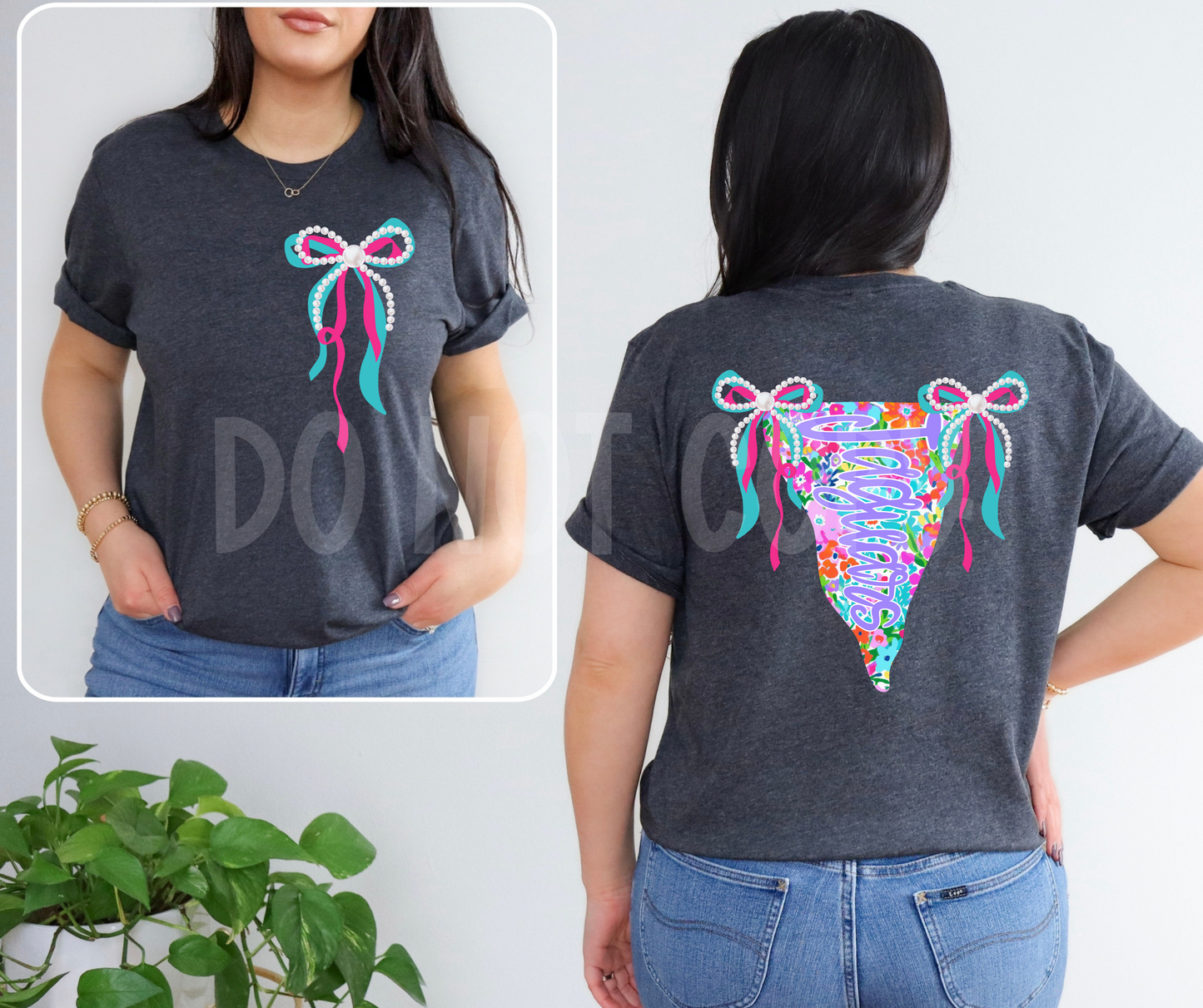 Bright Pennant Mascot (BACK- Dropdown)-DTF&UV