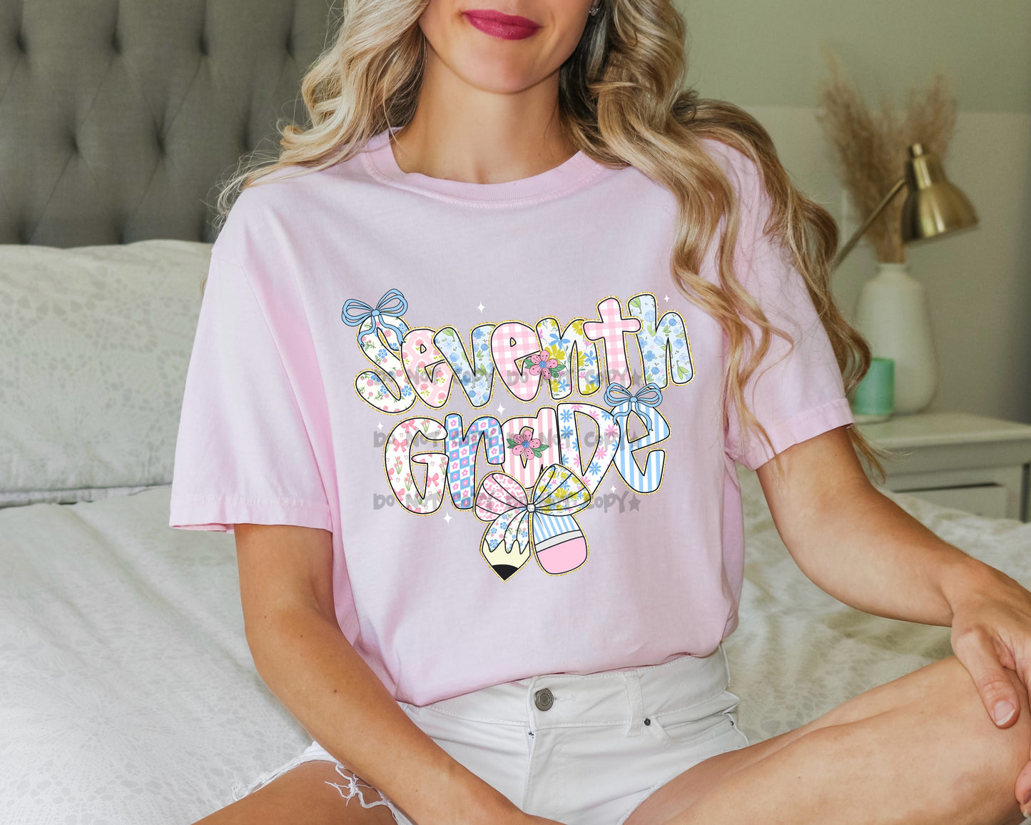Girl floral Grades (10 Options) -DTF