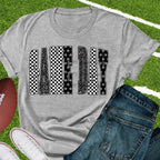 Game Day checkered with stars-DTF&UV