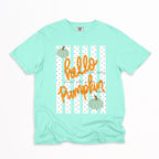 Hello Pumpkin white stripes - DTF&UV