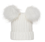 Double Pom Embroidered Beanie-Pre Order