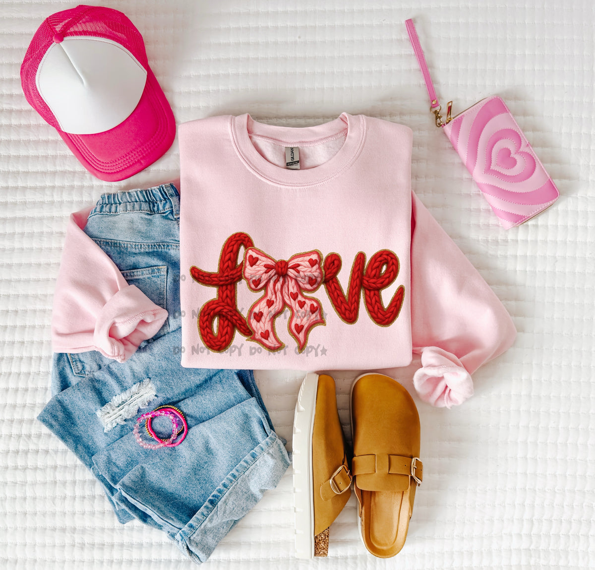 Love with bow- DTF&UV