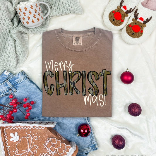 Merry Christ mas camo- DTF DEAL