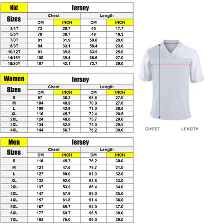 ABI Custom Football Jersey-Preorder