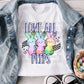 Love All Peeps Checkered -DTF