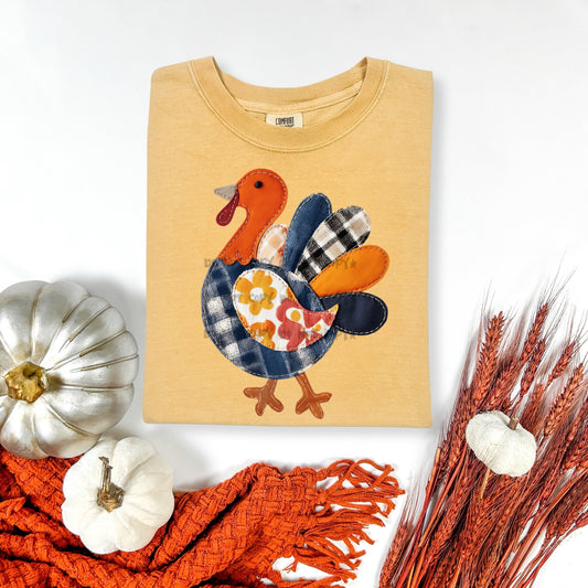 Quilted turkey-DTF&UV