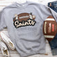 Saints football sequin-DTF