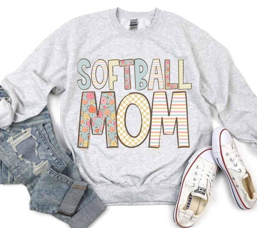 Softball Mom Doodle Loo - DTF