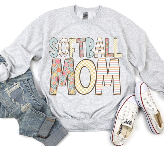 Softball Mom Doodle Loo - DTF