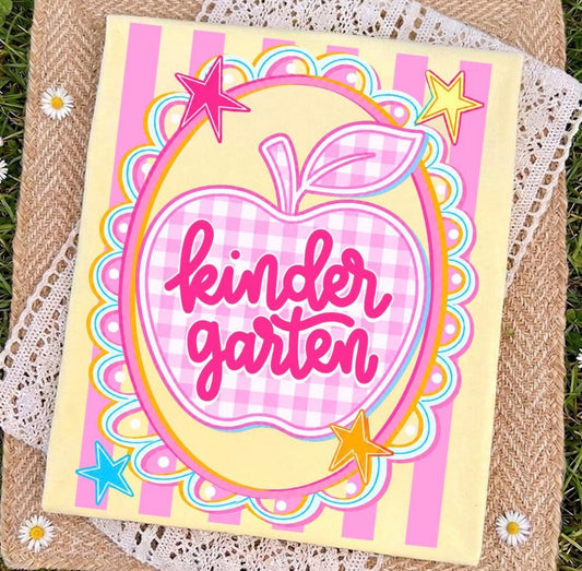 Kindergarten apple- DTF&UV