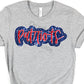 Patriots blue red sequin-DTF