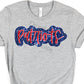 Patriots blue red sequin-DTF