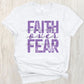 Faith over fear purple - DTF&UV