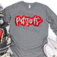 Patriots red white sequin -DTF