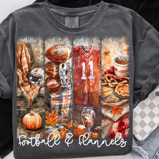 Football and Flannels panels -DTF&UV