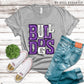 Bulldogs Purple And White - DTF