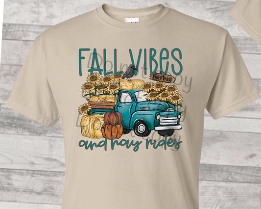 Fall vibes and hay rides-DTF