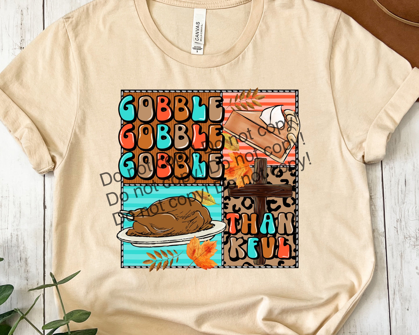 Gobble pie square-DTF