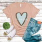 Blue Heart Doodle Loo - DTF