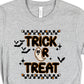 Trick or treat checker bats ghost-DTF