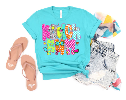 Beach Bum patterns-DTF