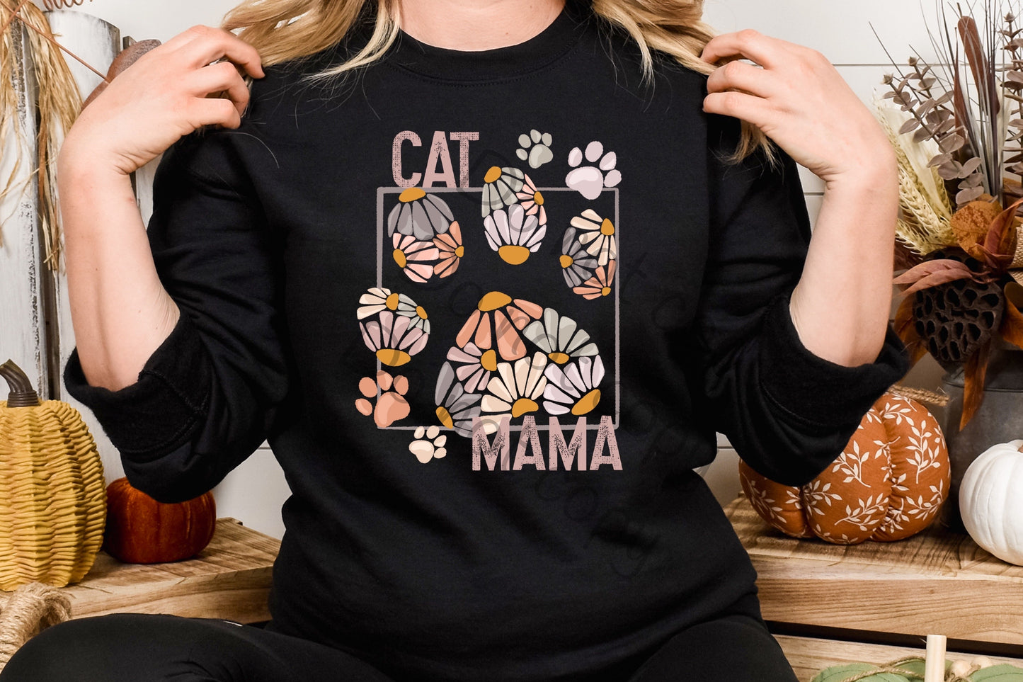 Cat mama retro-DTF