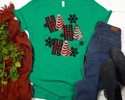 Ho Ho Ho Christmas cakes-DTF