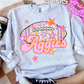 Football Pink Orange Stars Mascot (Dropdown)- DTF&UV