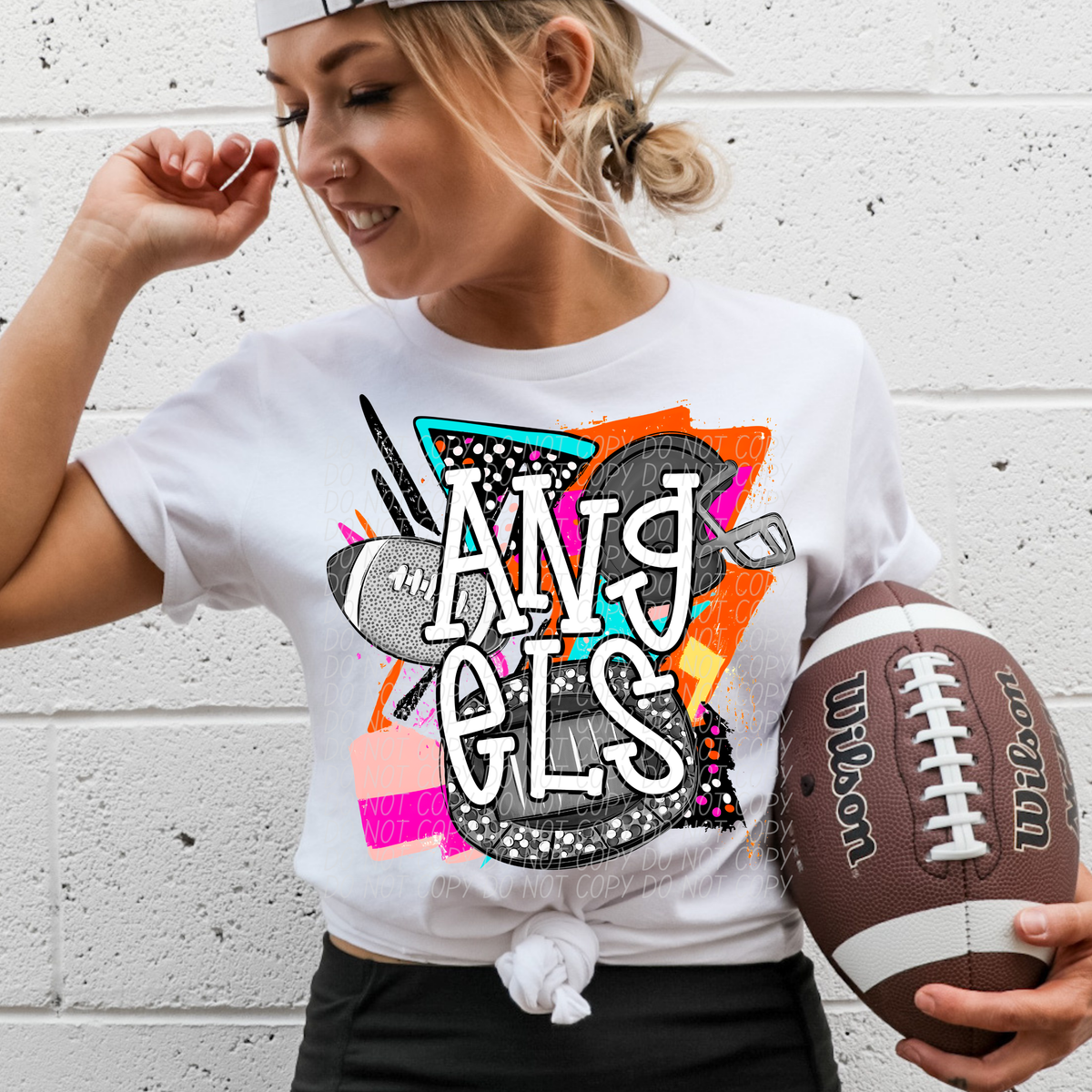 Bright Retro Football(Dropdown)-DTF&UV