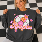 Soccer Pink Orange Stars Mascot (Dropdown)- DTF&UV