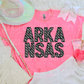 Arkansas Polka Dot Faux Embroidery - DTF