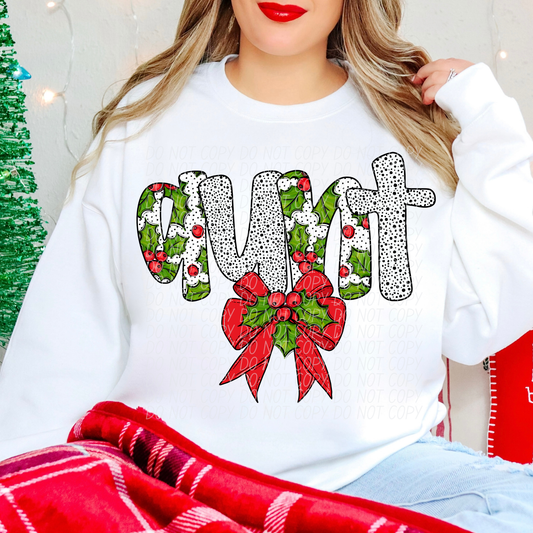 Holly Dot Names (DROPDOWN)-DTF&UV