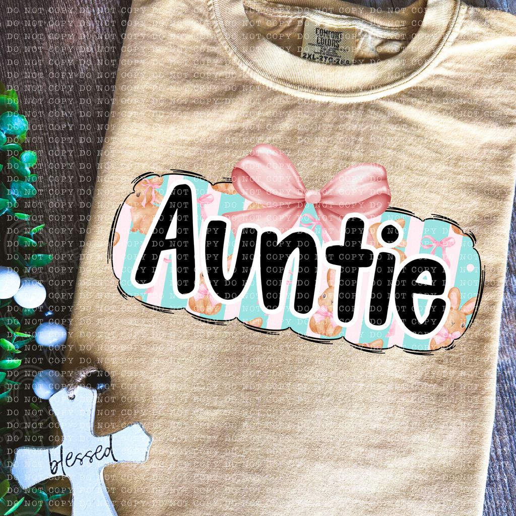 COQUETTE BUNNY NAMES(all in dropdown)-DTF