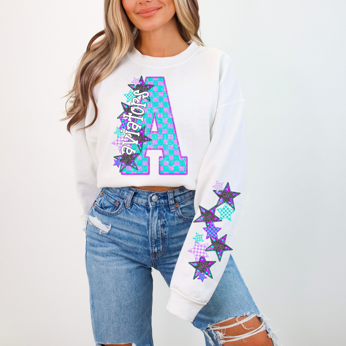 Varsity Stars Mascots FRONT ONLY (dropdown)- DTF&UV