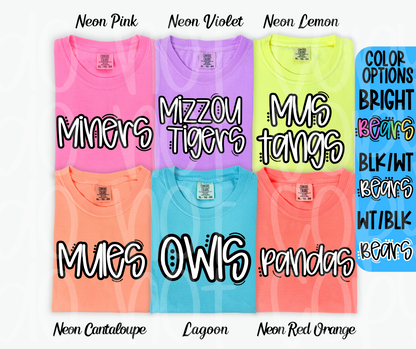 Mascots (ALL 105 MASCOTS in this listing)-DTF