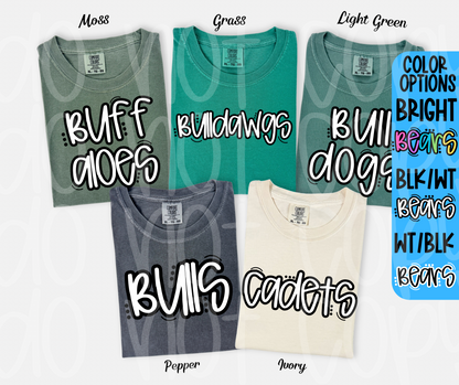 Mascots (ALL 105 MASCOTS in this listing)-DTF