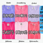 Mascots (ALL 105 MASCOTS in this listing)-DTF