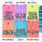 Mascots (ALL 105 MASCOTS in this listing)-DTF