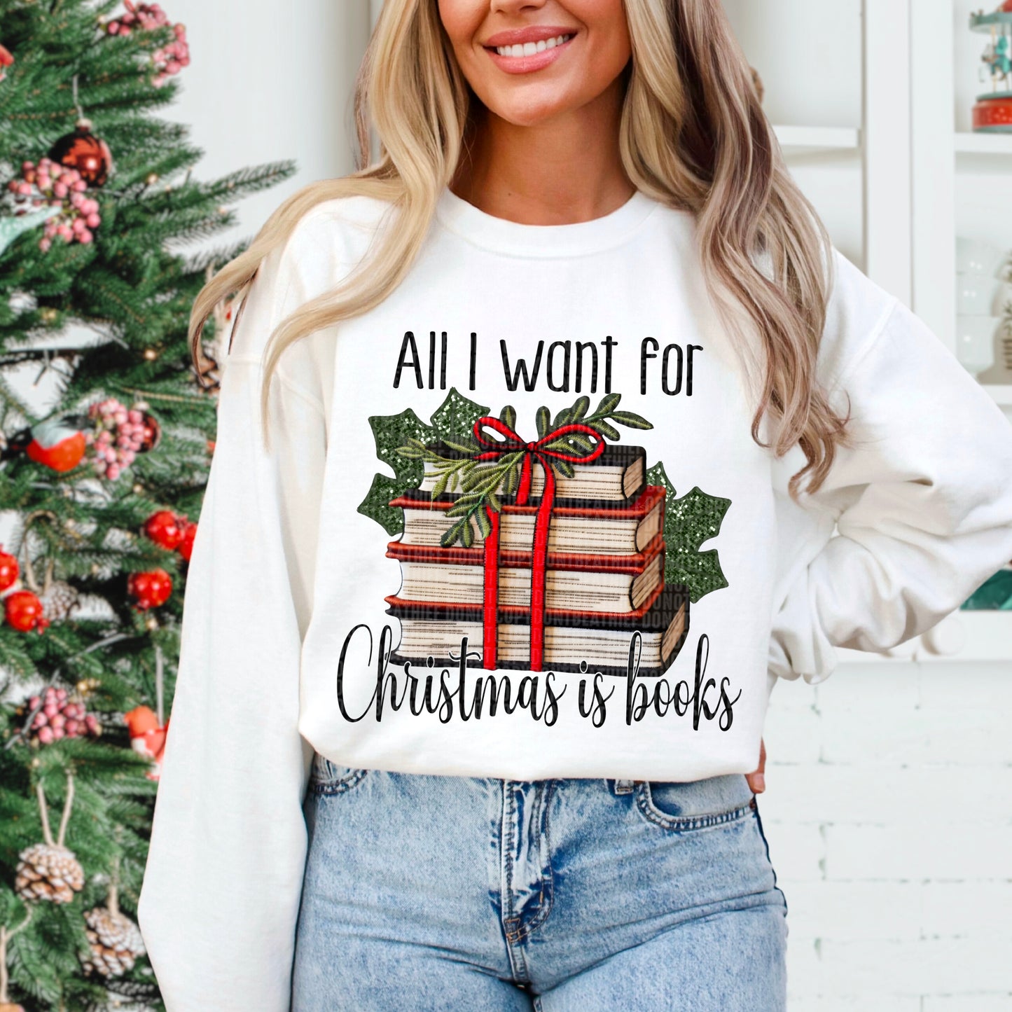 All i want for Christmas books-DTF