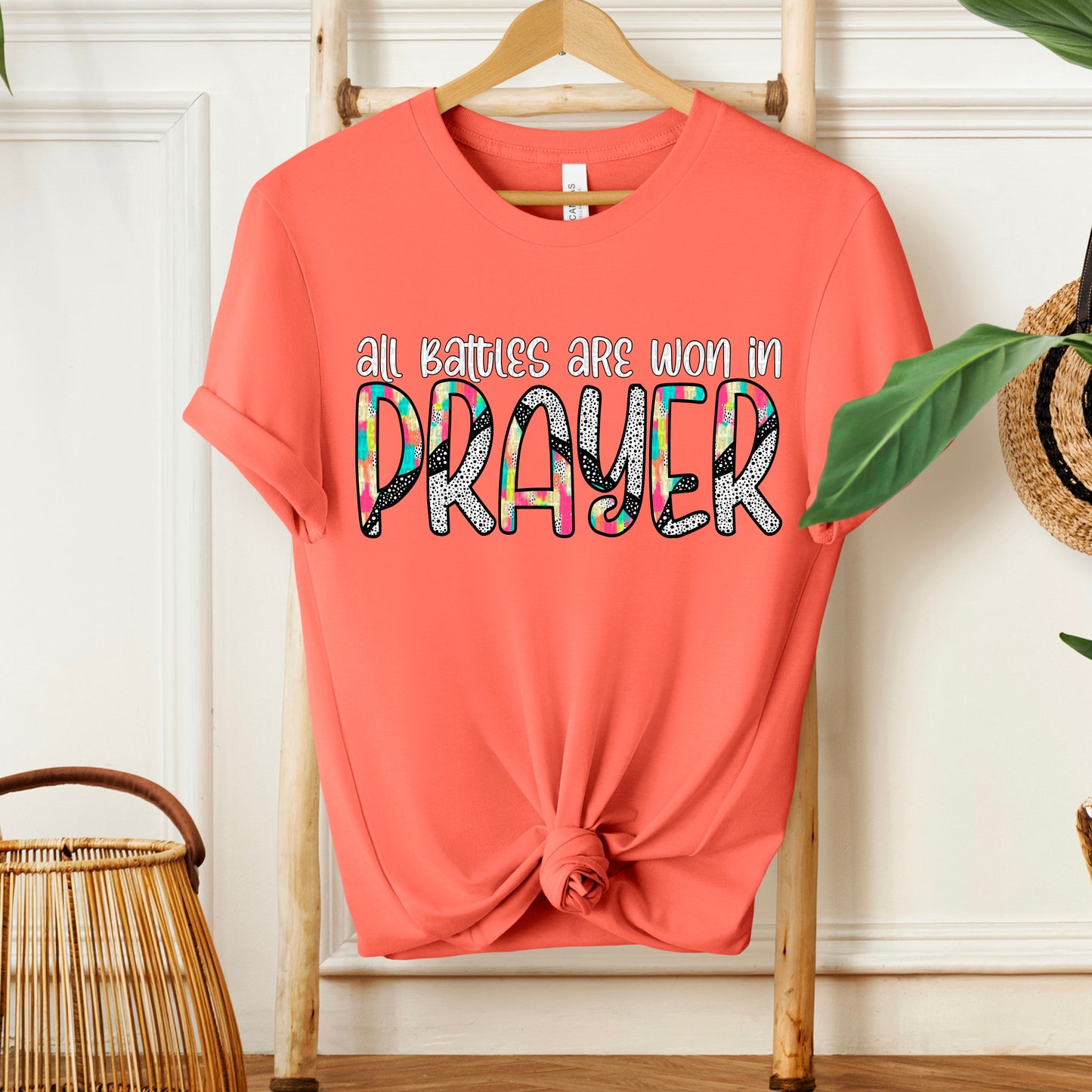 All battles are worn in prayer COLOR -DTF&UV