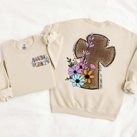 Amazing Grace (Includes pocket and Back)-DTF&UV