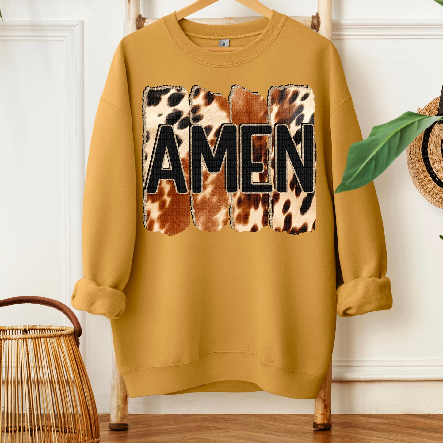 Amen cowhide- DTF&UV