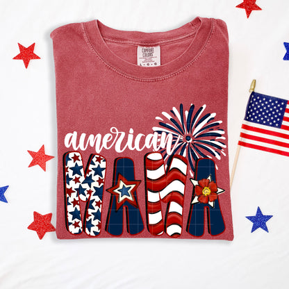 American Mama different patterns- DTF&UV